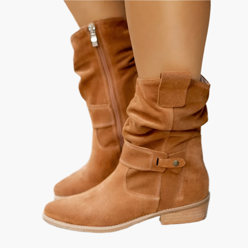 Damen Stiefeletten mit Reißverschluss – Bequeme und Stilvolle Alltags-Boots
