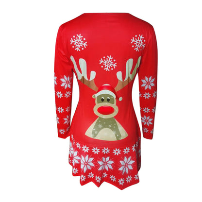 Sanne -  Hässlicher Weihnachtspulli - Casual jumper med rensdyrprint