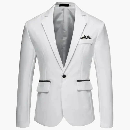 Herren Blazer Modern Einreiher Slim Fit für Business & festliche Anlässe