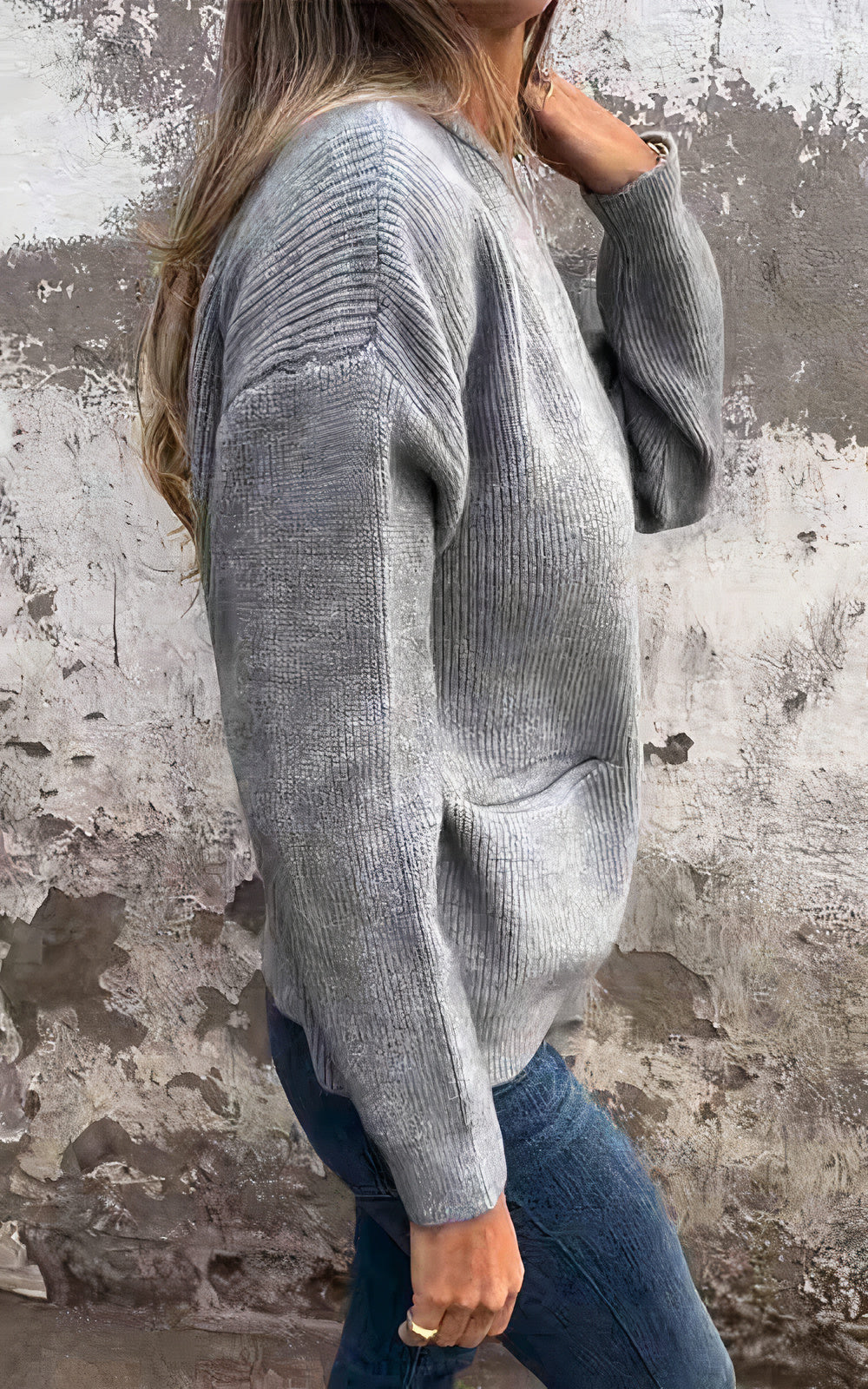 Damen Strickjacke mit Reißverschluss – Modischer Cardigan für Alltag und Freizeit