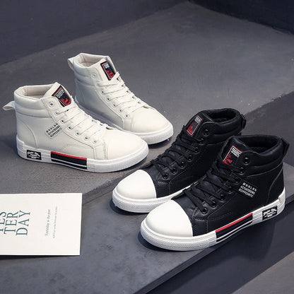 Herren High-Top Sneaker – Modischer Freizeitschuh für Herbst und Winter
