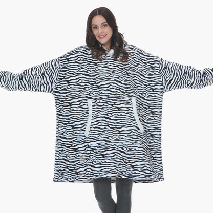 Unisex Kuschelige Übergröße Hoodie-Decke für gemütliche Abende & Lounge-Momente