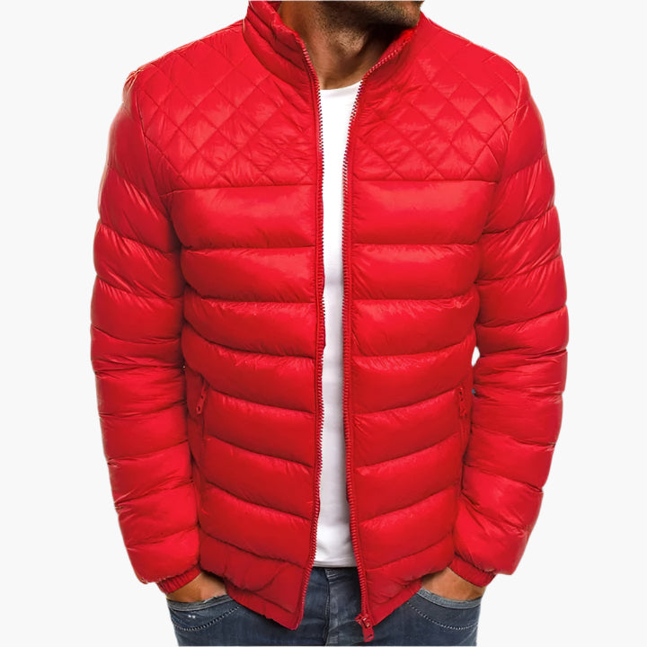 Herren Steppjacke Wind- und Wasserfest – Elegante Outdoorjacke für Alltag und Abenteuer