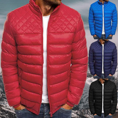 Herren Steppjacke Wind- und Wasserfest – Elegante Outdoorjacke für Alltag und Abenteuer
