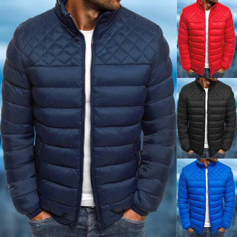 Herren Steppjacke Wind- und Wasserfest – Elegante Outdoorjacke für Alltag und Abenteuer