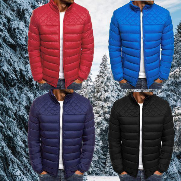Herren Steppjacke Wind- und Wasserfest – Elegante Outdoorjacke für Alltag und Abenteuer