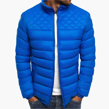 Herren Steppjacke Wind- und Wasserfest – Elegante Outdoorjacke für Alltag und Abenteuer