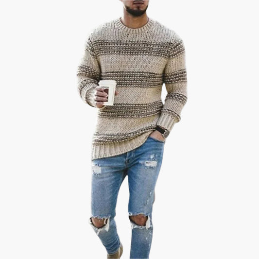 Herren Strickpullover im Norweger-Stil – Modischer Winterpullover für Freizeit & Alltag