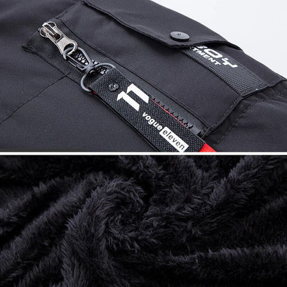 Herren Winter Parka mit Kapuze und Fellbesatz – Warme Outdoorjacke für kalte Tage