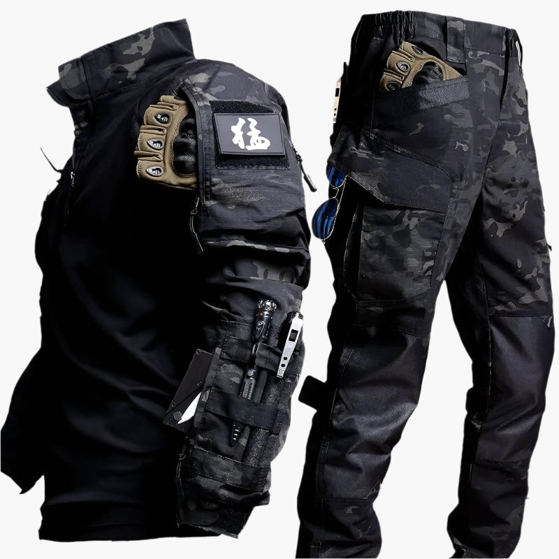Herren Tactical Combat Set – Militärischer Einsatzanzug für Outdoor, Airsoft & Survival