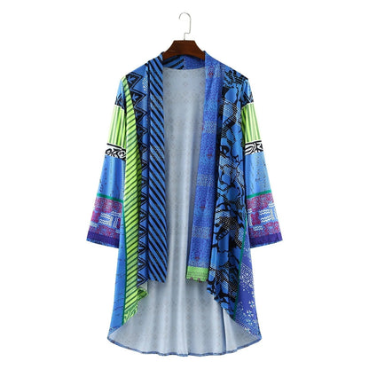 Damen Vintage Boho Cardigan – Lässiger Kimono-Jackenstil für stilvolle Outfits