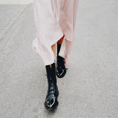 Damen Klassische Schnürstiefeletten – Elegante Alltagsschuhe mit modernem Design