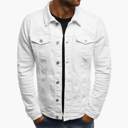 Herren Jeansjacke im Slim Fit Stil – Lässig, Alltags- & Arbeitsjacke