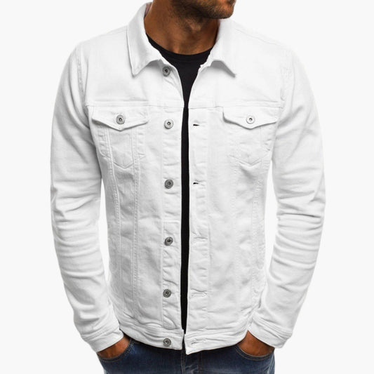 Herren Jeansjacke im Slim Fit Stil – Lässig, Alltags- & Arbeitsjacke
