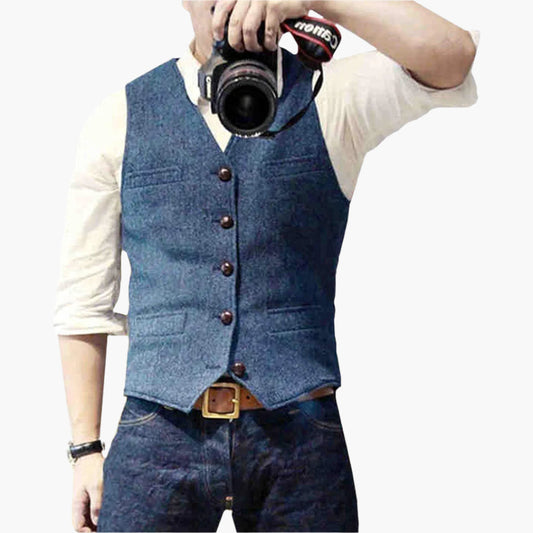Herren Weste Modern Elegant – Stilvolles Gilet für Freizeit & Business Outfits