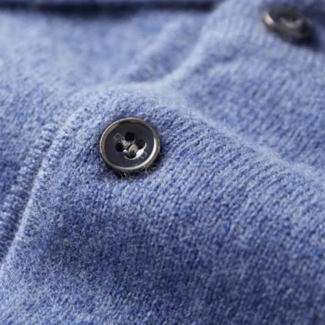 Herren Premium Wollpolo – Eleganter Strickpullover mit Kragen für Business & Freizeit
