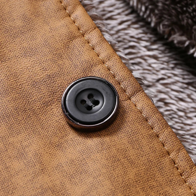 Herren Winterjacke mit Fleecefutter – Modischer Mantel für Alltag & Freizeit