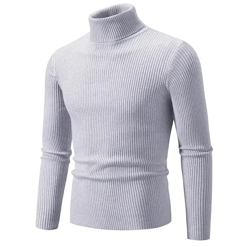 Luca - Strickpullover mit Hohem Kragen