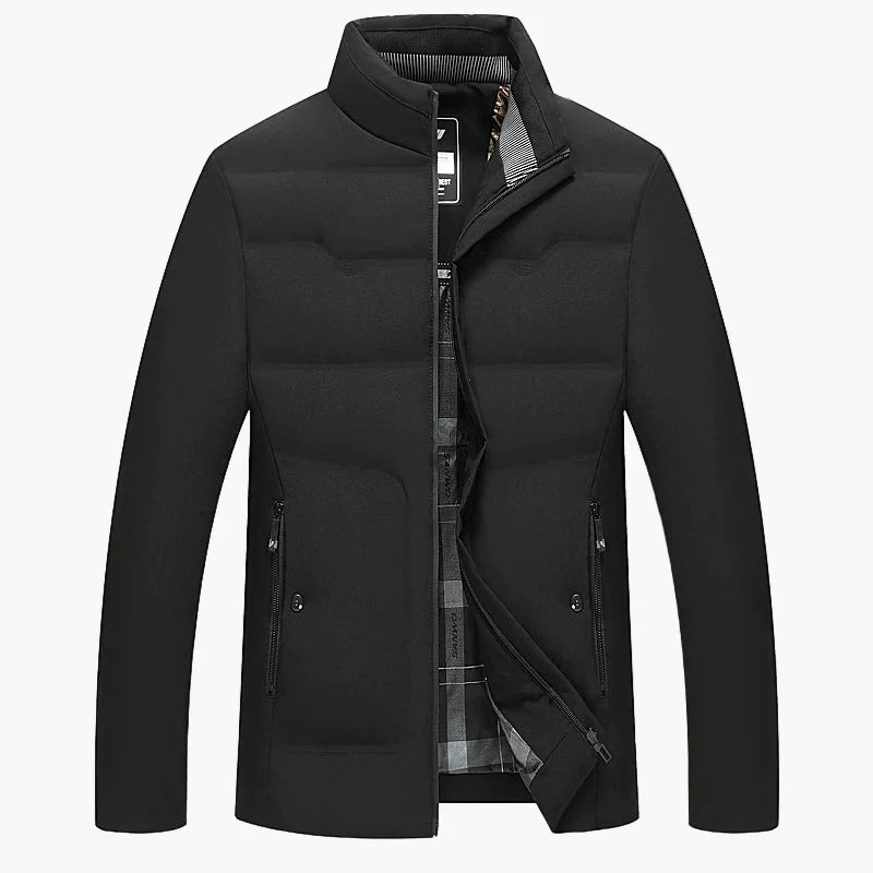 Herren Business Casual Winterjacke – Winddicht, Kälteschutz, Alltag & Büro