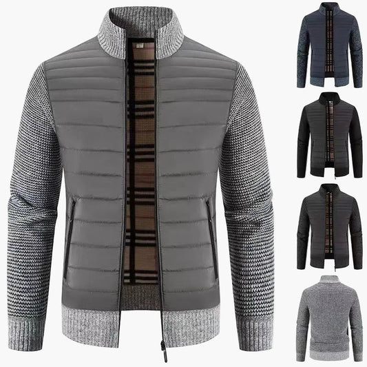 Herren Strickjacke im koreanischen Stil – Modischer Slim Fit Cardigan für Freizeit und Alltag
