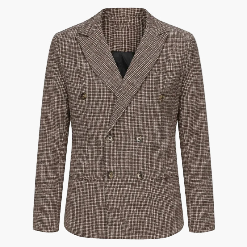 Herren Doppelreihiger Blazer – Eleganter Business & Freizeit Look