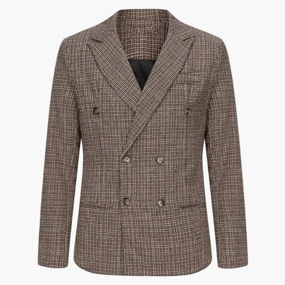 Herren Doppelreihiger Blazer – Eleganter Business & Freizeit Look