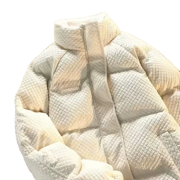 Damen & Herren Steppjacke Casual Trend mit Stehkragen – Winter Warm Baumwolljacke für Paare