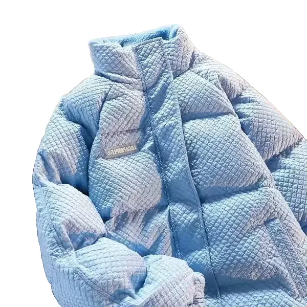 Damen & Herren Steppjacke Casual Trend mit Stehkragen – Winter Warm Baumwolljacke für Paare