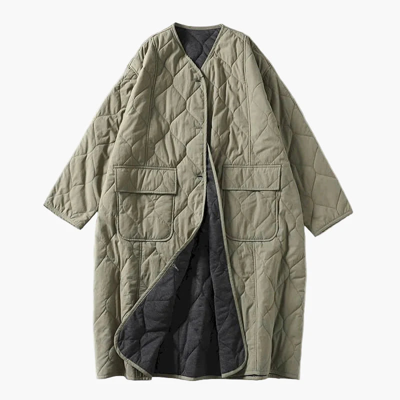 Damen Steppmantel Oversize Herbst Winter Freizeitmode