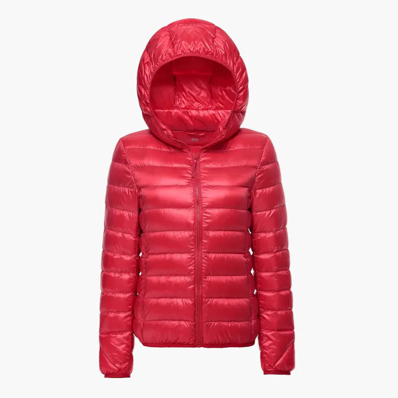 Damen Steppjacke mit Kapuze – Leichte Übergangsjacke für Alltag und Outdoor