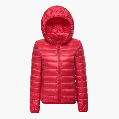 Damen Steppjacke mit Kapuze – Leichte Übergangsjacke für Alltag und Outdoor