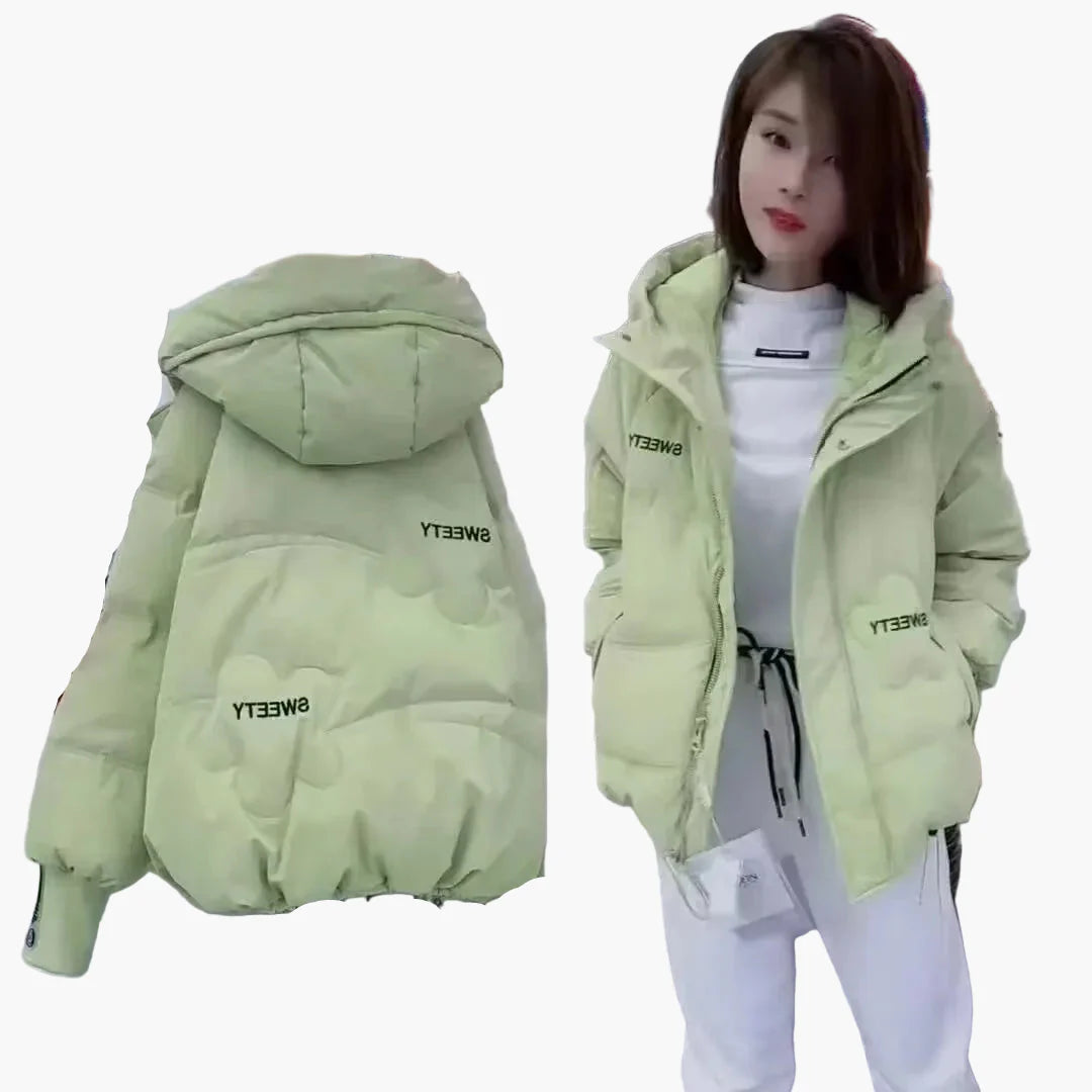 Damen Winter Steppjacke mit Kapuze – Modische Freizeitjacke für kalte Tage