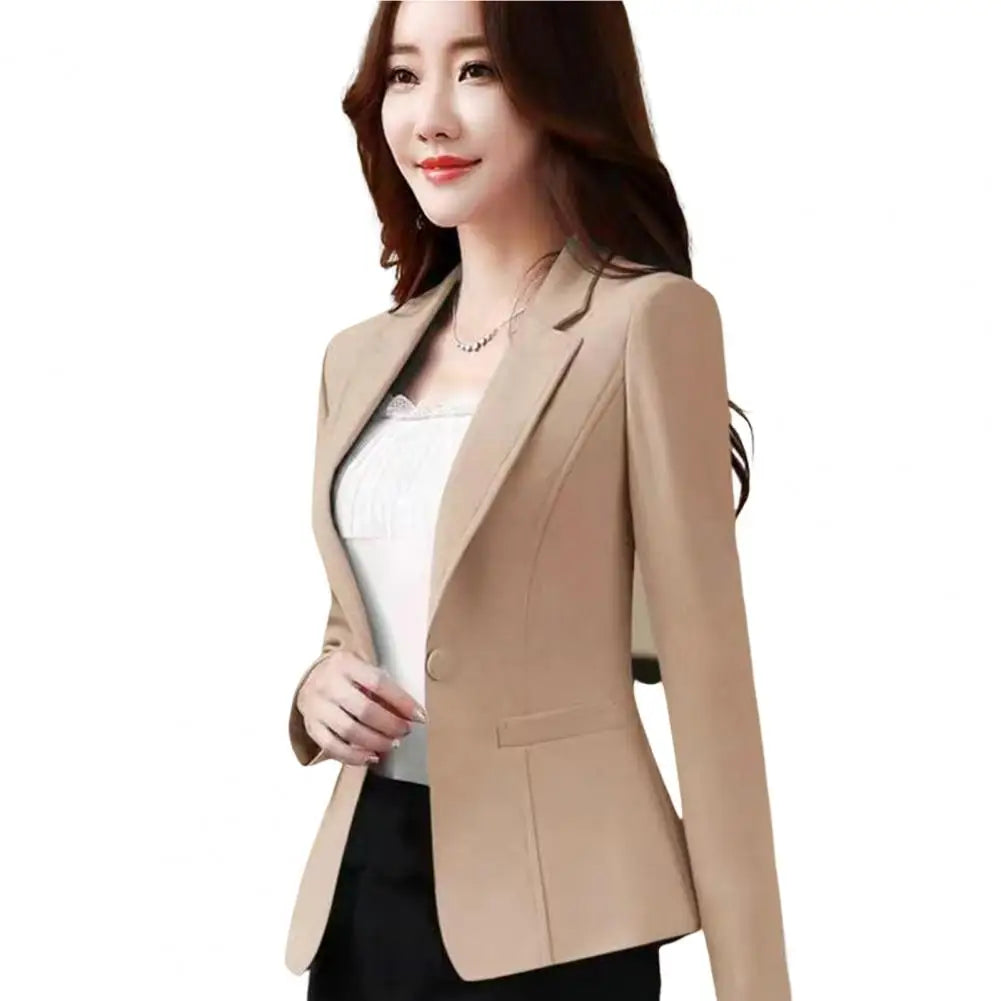 Sophie – Eleganter Damenblazer mit Klassischen Revers und Schmaler Passform