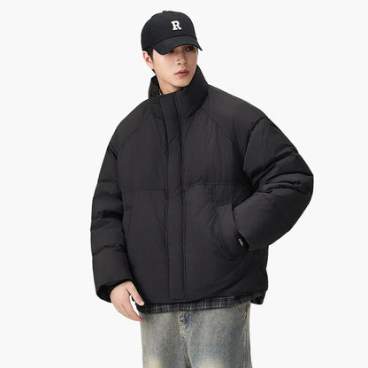 Herren Oversize Steppjacke – Lässiger Streetstyle Wintermantel für Alltag und Freizeit