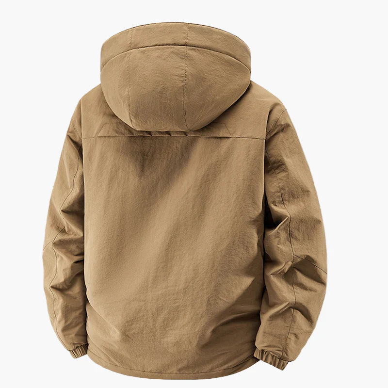 Herren Outdoor Winterjacke mit Kapuze – Robuste Freizeitjacke für Herbst & Winter