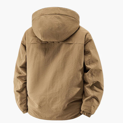 Herren Outdoor Winterjacke mit Kapuze – Robuste Freizeitjacke für Herbst & Winter