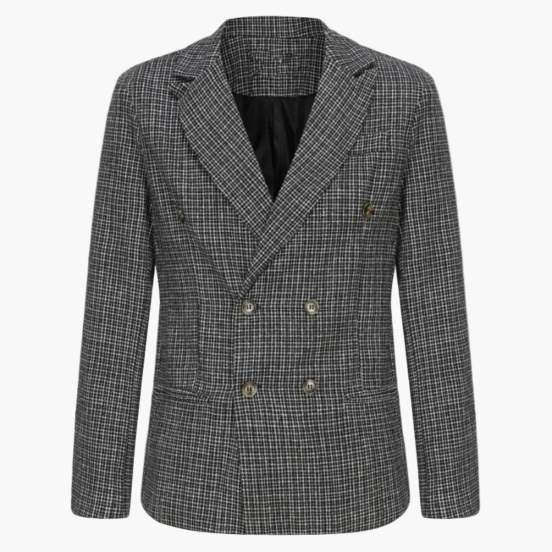 Herren Doppelreihiger Blazer – Eleganter Business & Freizeit Look