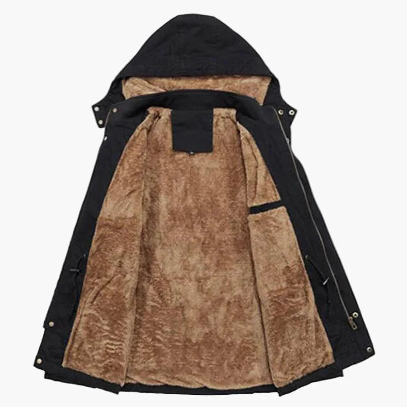 Herren Winterjacke mit Kapuze – Klassischer Parka für Outdoor und Alltag