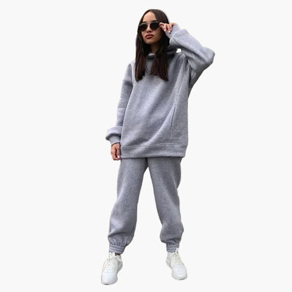 Damen Oversize Hoodie und Jogginghose Set – Lässiger Zweiteiler für Freizeit und Sport