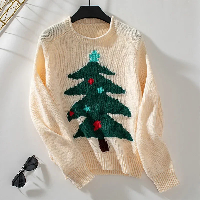 Anna - Hässlicher Weihnachtspulli - Weihnachtsstrickpullover für Damen