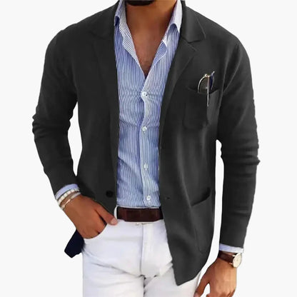 Herren Blazer Sakko Einreiher Modern Business & Freizeit Elegant