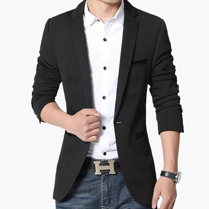 Herren Business Casual Sakko – Modernes Blazer-Jackett für Büro & Freizeit