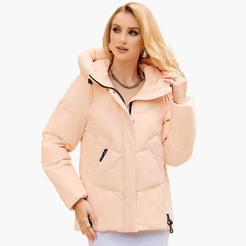 Damen Winter Steppjacke mit Kapuze – Modische Freizeitjacke für kalte Tage
