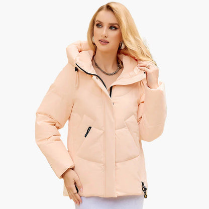 Damen Winter Steppjacke mit Kapuze – Modische Freizeitjacke für kalte Tage