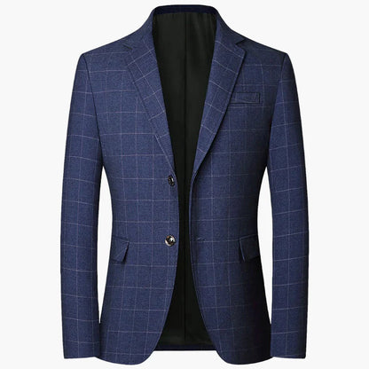 Herren Business Sakko Modern Kariert – Elegante Freizeit- und Bürojacke