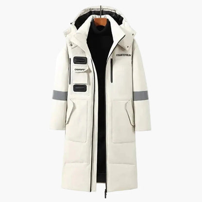 Herren Wintermantel Lang Parka Modern Urban Style Outdoor