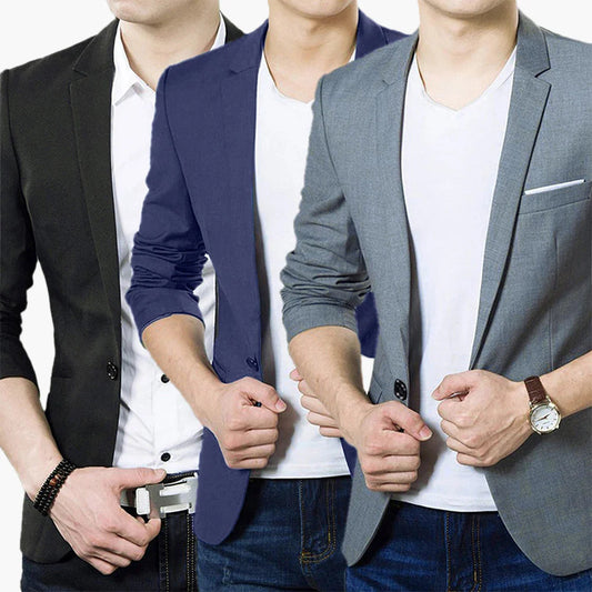 Herren Blazer Sakko – Modernes Slim Fit Jackett für Business und Freizeit