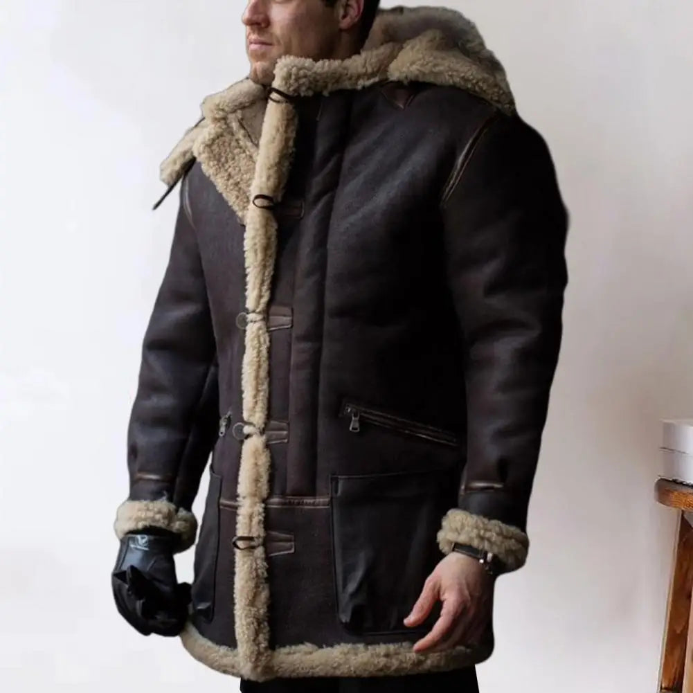 Markus - Winterjacke für Herren - Retro, warm, mit Kapuze