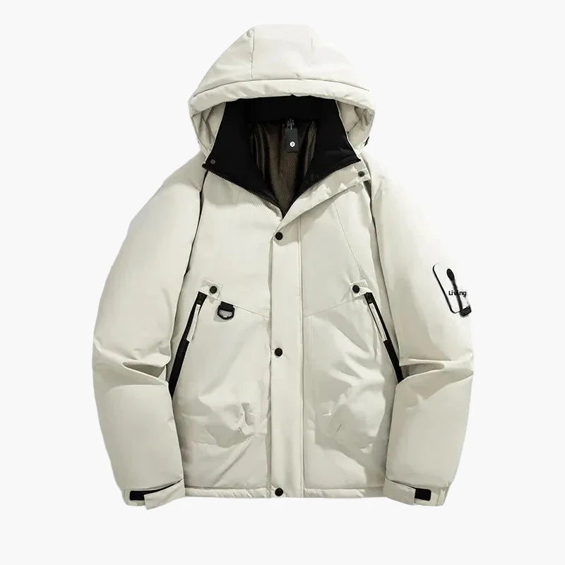 Herren Winter Outdoor Daunenjacke – Warme Kapuzenjacke für Freizeit & Abenteuer