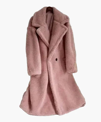 Damen Oversize Teddy Mantel – Modischer Winter-Look für elegante Wärme